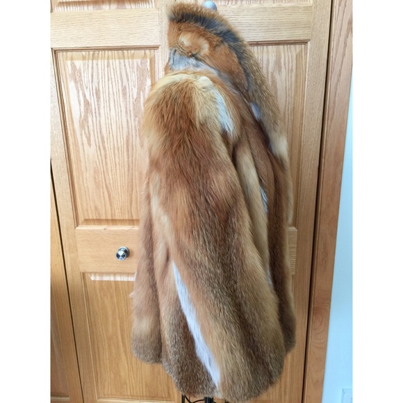 Genuine Natural Red Fox Fur Jacket - NWT - Picture 4 of 17